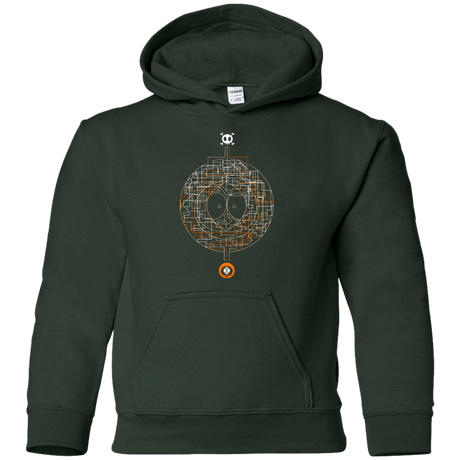 Sweatshirts Forest Green / YS LABYRINTH OF DEATH Youth Hoodie