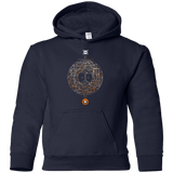Sweatshirts Navy / YS LABYRINTH OF DEATH Youth Hoodie