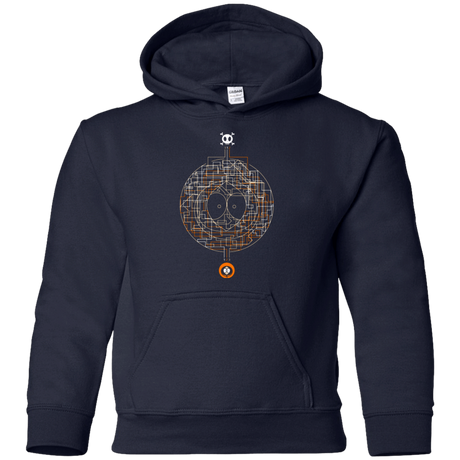 Sweatshirts Navy / YS LABYRINTH OF DEATH Youth Hoodie