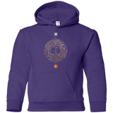 Sweatshirts Purple / YS LABYRINTH OF DEATH Youth Hoodie