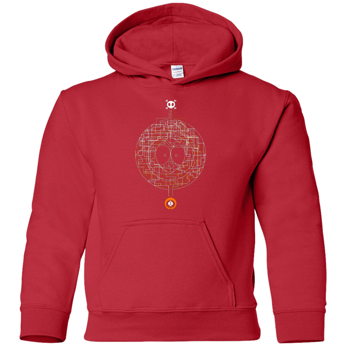 Sweatshirts Red / YS LABYRINTH OF DEATH Youth Hoodie