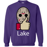 Sweatshirts Purple / S Lake Crewneck Sweatshirt