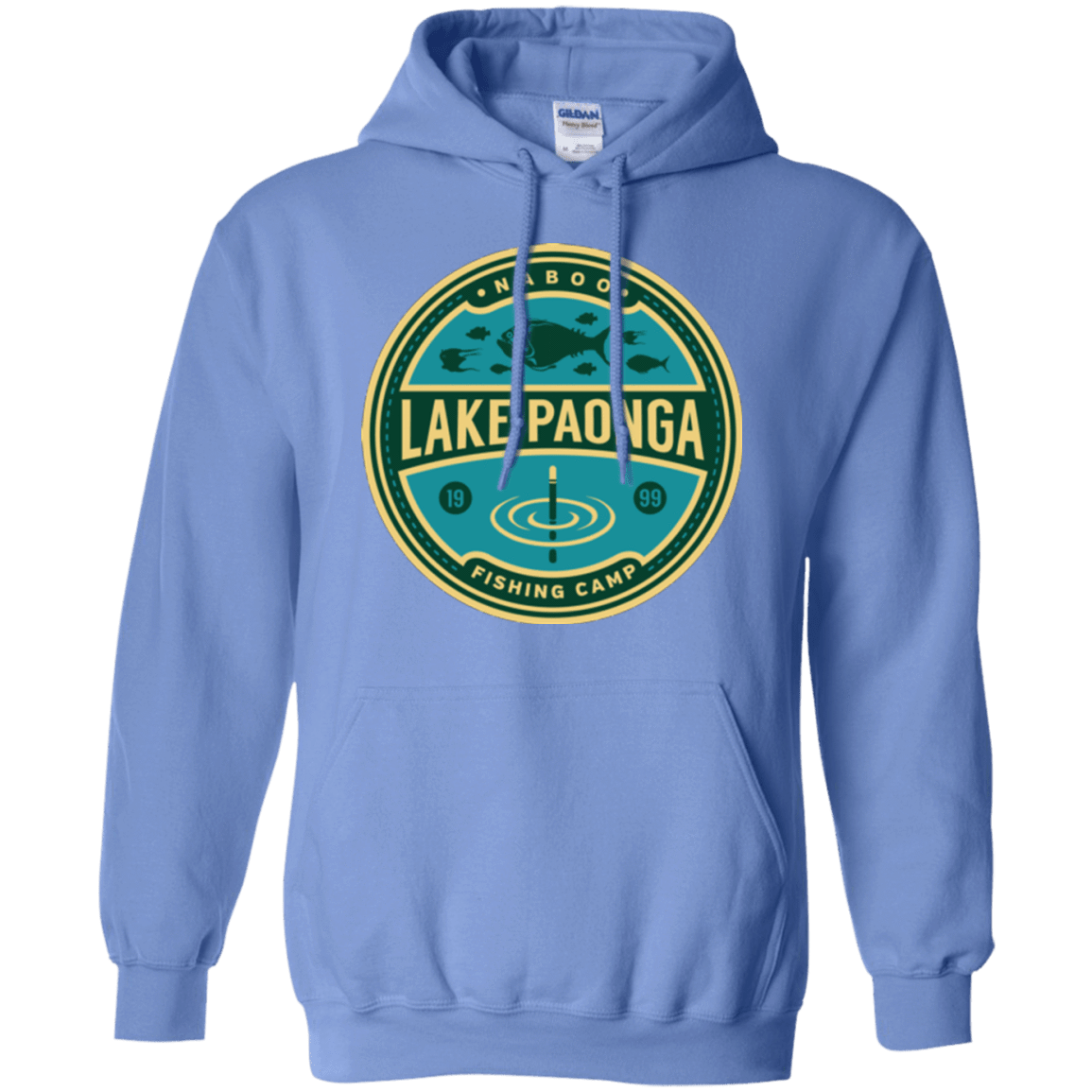 Sweatshirts Carolina Blue / Small Lake Paonga Fishing Camp Pullover Hoodie