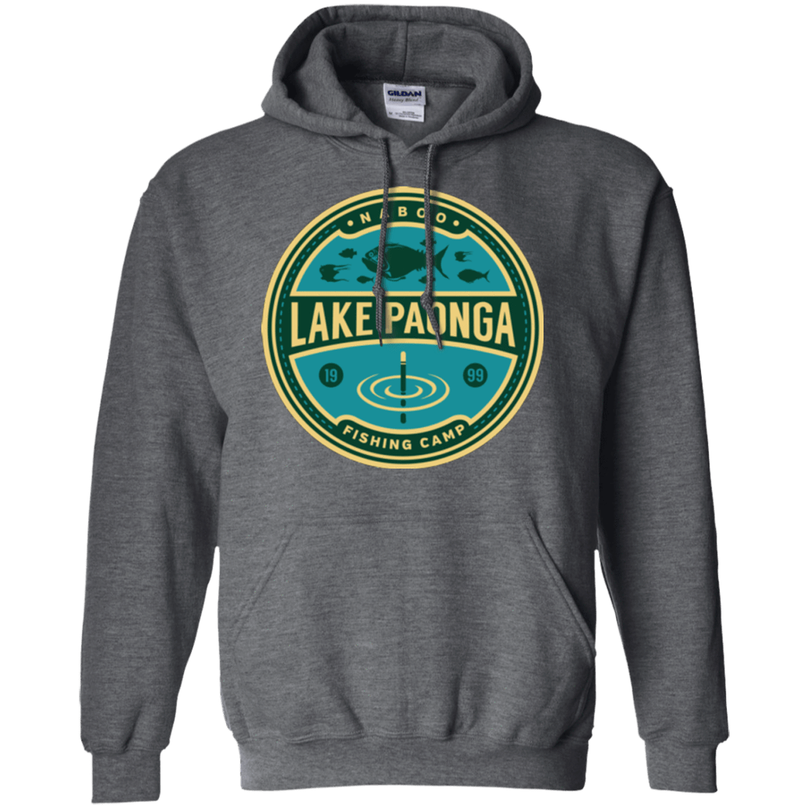 Sweatshirts Dark Heather / Small Lake Paonga Fishing Camp Pullover Hoodie