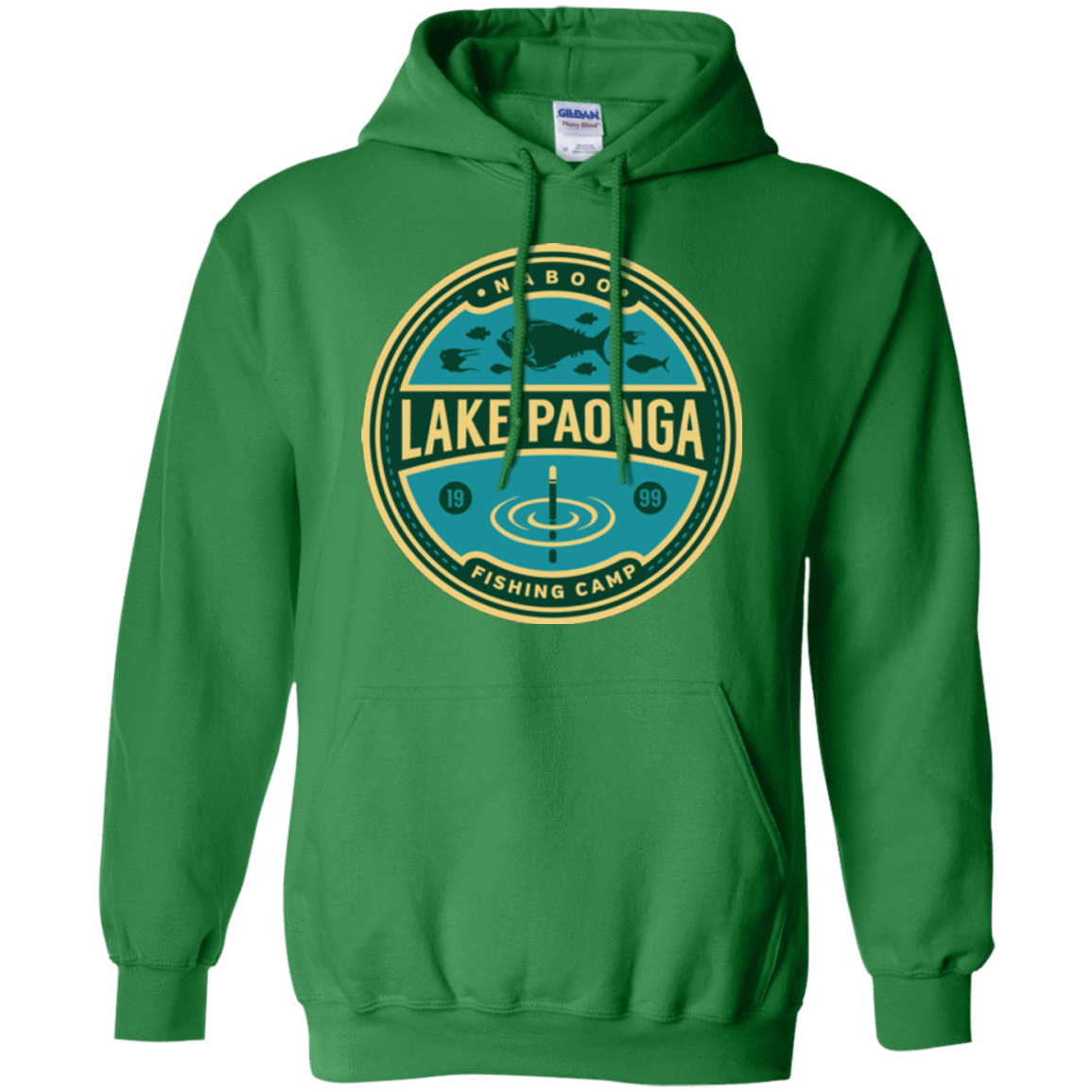 Sweatshirts Irish Green / Small Lake Paonga Fishing Camp Pullover Hoodie