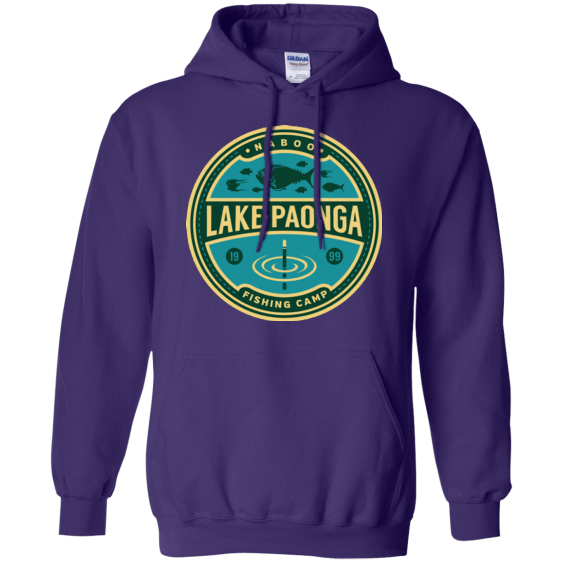 Sweatshirts Purple / Small Lake Paonga Fishing Camp Pullover Hoodie