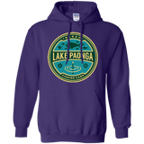 Sweatshirts Purple / Small Lake Paonga Fishing Camp Pullover Hoodie