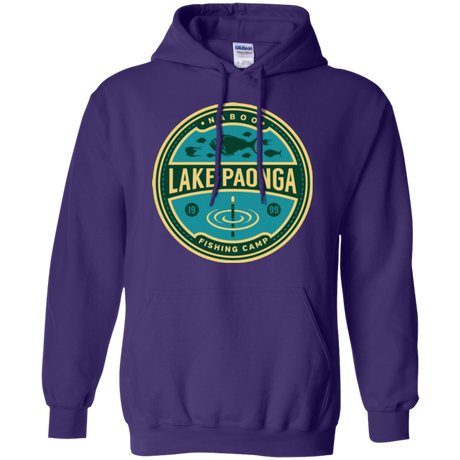 Sweatshirts Purple / Small Lake Paonga Fishing Camp Pullover Hoodie