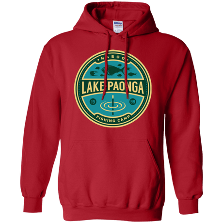 Sweatshirts Red / Small Lake Paonga Fishing Camp Pullover Hoodie