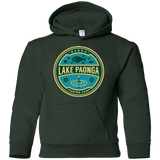 Sweatshirts Forest Green / YS Lake Paonga Fishing Camp Youth Hoodie