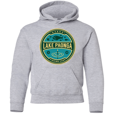 Sweatshirts Sport Grey / YS Lake Paonga Fishing Camp Youth Hoodie
