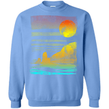Sweatshirts Carolina Blue / S Landscape Painted With Tea Crewneck Sweatshirt