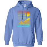 Sweatshirts Carolina Blue / S Landscape Painted With Tea Pullover Hoodie