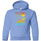 Sweatshirts Carolina Blue / YS Landscape Painted With Tea Youth Hoodie
