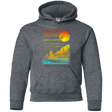 Sweatshirts Dark Heather / YS Landscape Painted With Tea Youth Hoodie
