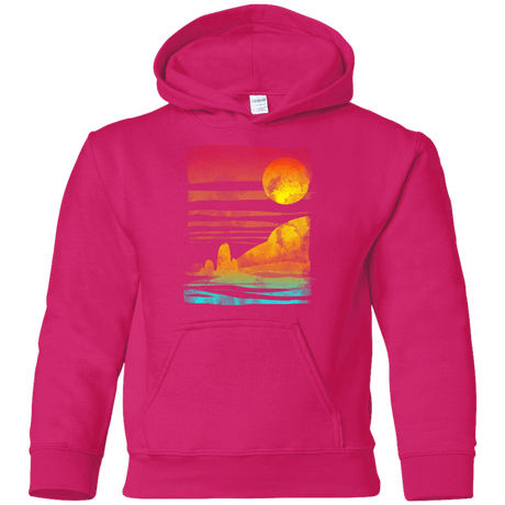 Sweatshirts Heliconia / YS Landscape Painted With Tea Youth Hoodie