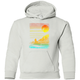Sweatshirts White / YS Landscape Painted With Tea Youth Hoodie
