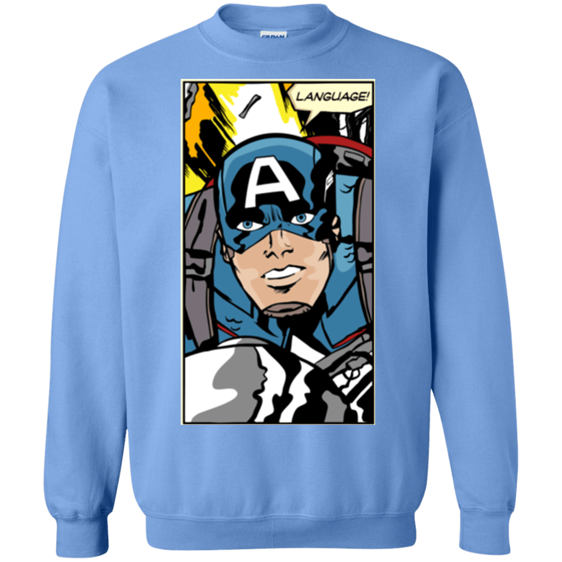 Sweatshirts Carolina Blue / S Language Crewneck Sweatshirt