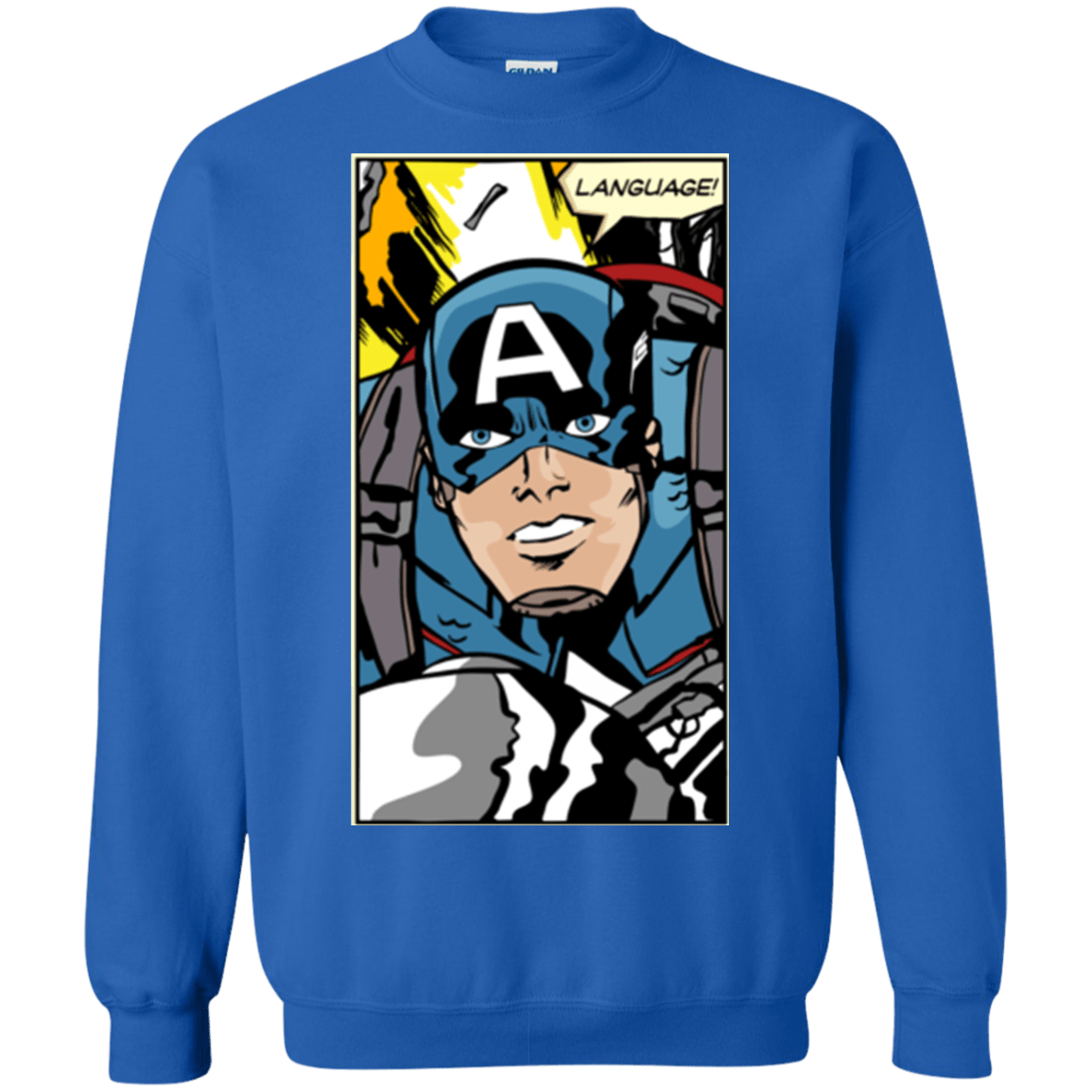 Sweatshirts Royal / S Language Crewneck Sweatshirt