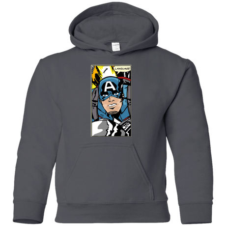 Sweatshirts Charcoal / YS Language Youth Hoodie