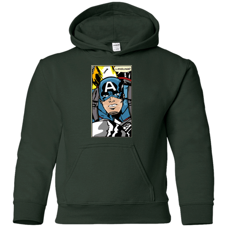 Sweatshirts Forest Green / YS Language Youth Hoodie