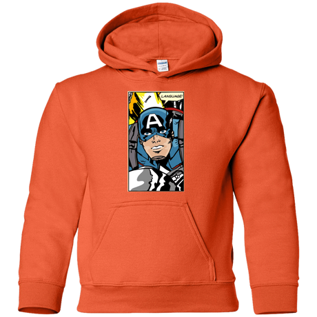 Sweatshirts Orange / YS Language Youth Hoodie