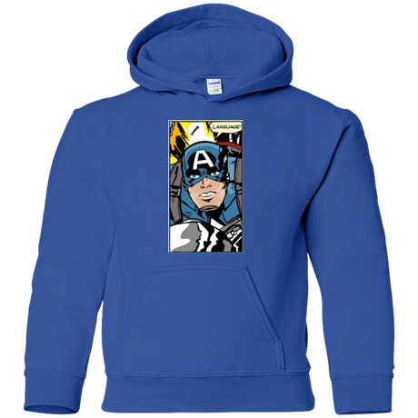 Sweatshirts Royal / YS Language Youth Hoodie
