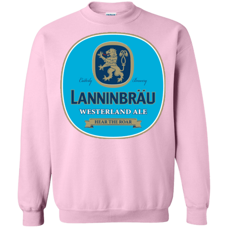 Sweatshirts Light Pink / Small Lanninbrau Crewneck Sweatshirt