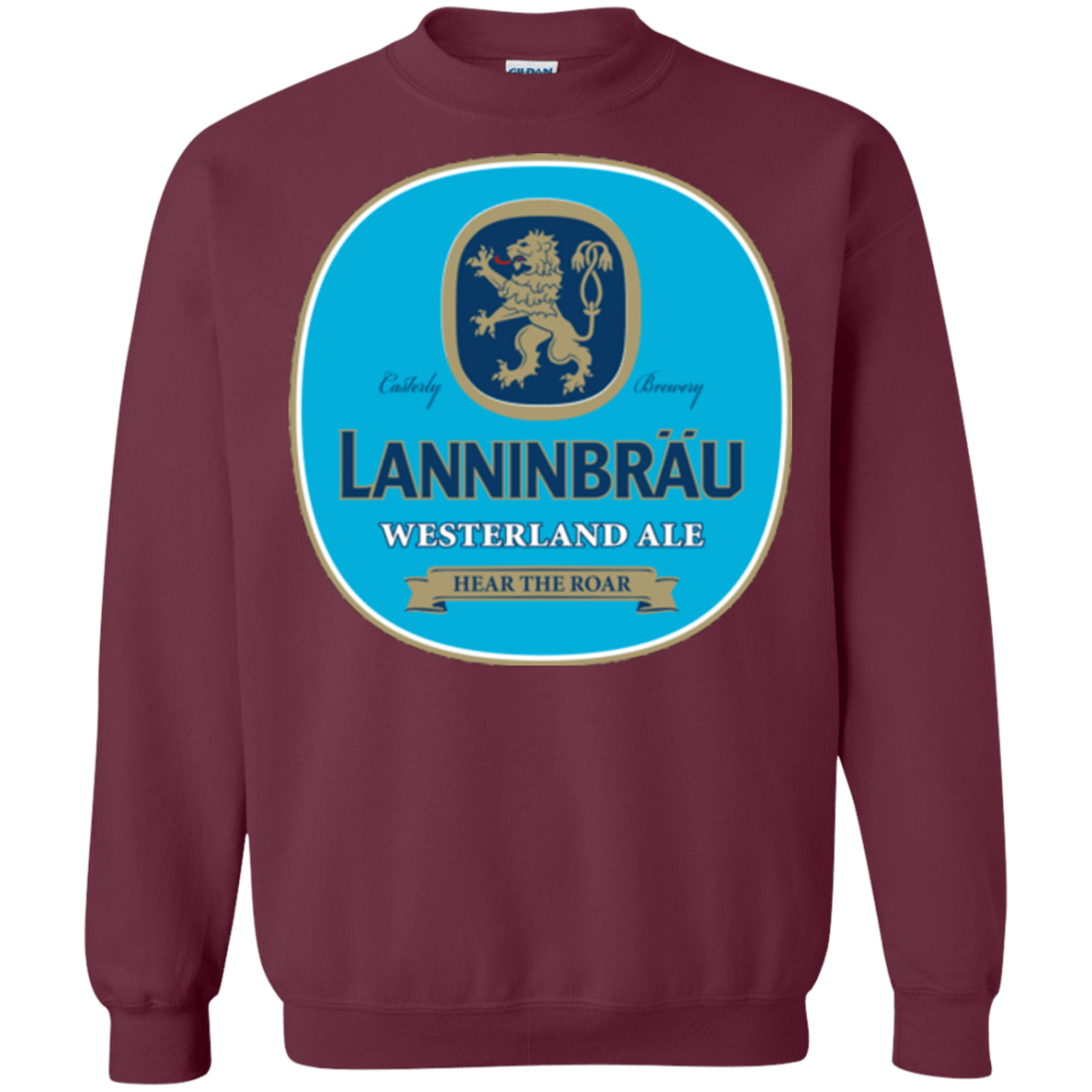 Sweatshirts Maroon / Small Lanninbrau Crewneck Sweatshirt