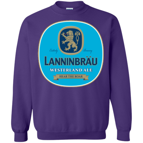 Sweatshirts Purple / Small Lanninbrau Crewneck Sweatshirt
