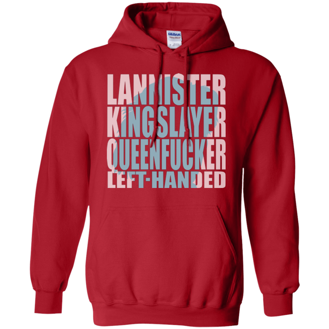 Sweatshirts Red / Small Lannister Left Handed Pullover Hoodie