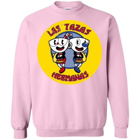 Sweatshirts Light Pink / Small las tazas hermanas Crewneck Sweatshirt