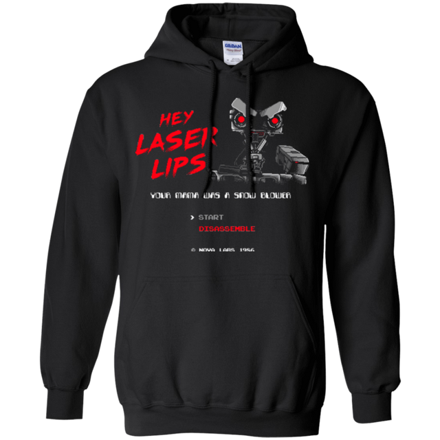 Sweatshirts Black / Small Laser Lips Pullover Hoodie