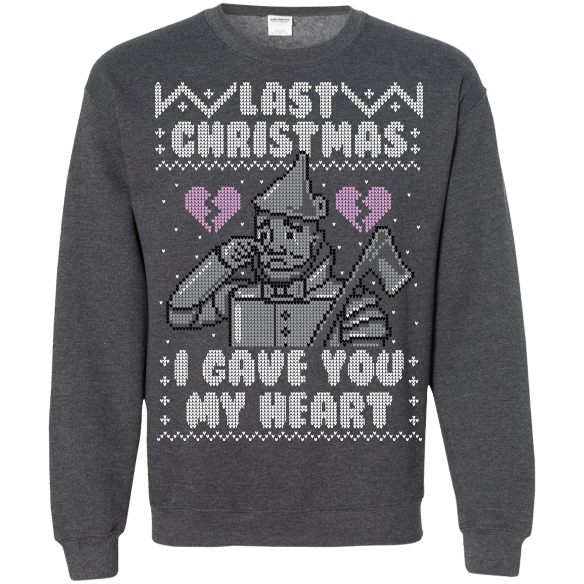 Sweatshirts Dark Heather / S Last Christmas Crewneck Sweatshirt