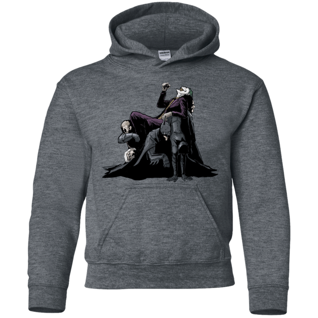 Sweatshirts Dark Heather / YS Last laugh Youth Hoodie