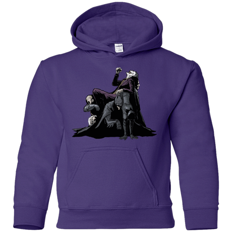 Sweatshirts Purple / YS Last laugh Youth Hoodie