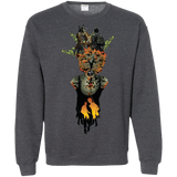 Sweatshirts Dark Heather / S Last of Us Crewneck Sweatshirt