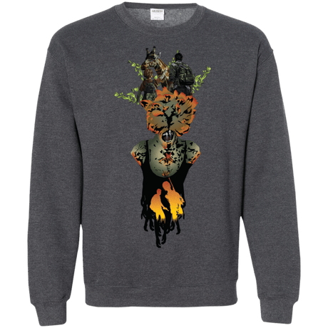 Sweatshirts Dark Heather / S Last of Us Crewneck Sweatshirt