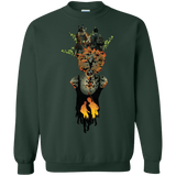 Sweatshirts Forest Green / S Last of Us Crewneck Sweatshirt