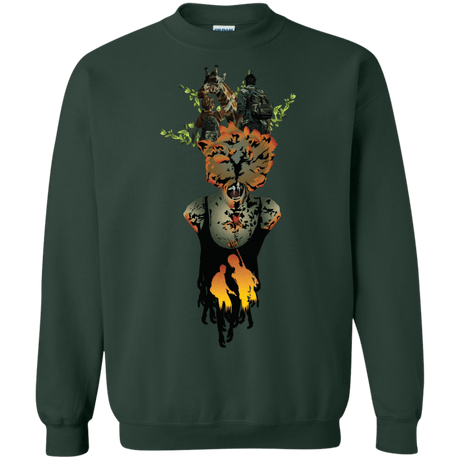 Sweatshirts Forest Green / S Last of Us Crewneck Sweatshirt