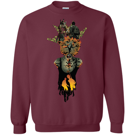 Sweatshirts Maroon / S Last of Us Crewneck Sweatshirt