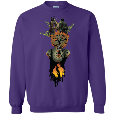 Sweatshirts Purple / S Last of Us Crewneck Sweatshirt