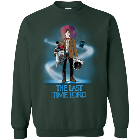 Sweatshirts Forest Green / Small Last Time Lord Crewneck Sweatshirt