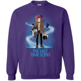 Sweatshirts Purple / Small Last Time Lord Crewneck Sweatshirt