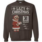 Sweatshirts Dark Chocolate / S Lazy Christmas Crewneck Sweatshirt