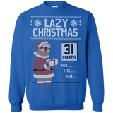 Sweatshirts Royal / S Lazy Christmas Crewneck Sweatshirt