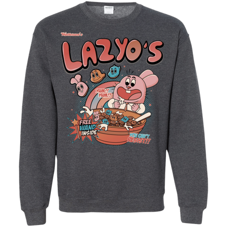 Sweatshirts Dark Heather / Small Lazyo's Crewneck Sweatshirt