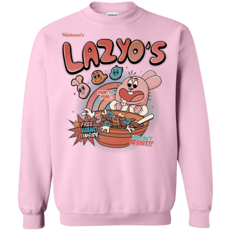 Sweatshirts Light Pink / Small Lazyo's Crewneck Sweatshirt
