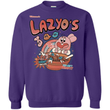 Sweatshirts Purple / Small Lazyo's Crewneck Sweatshirt