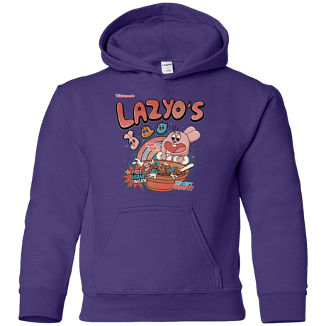 Sweatshirts Purple / YS Lazyo's Youth Hoodie
